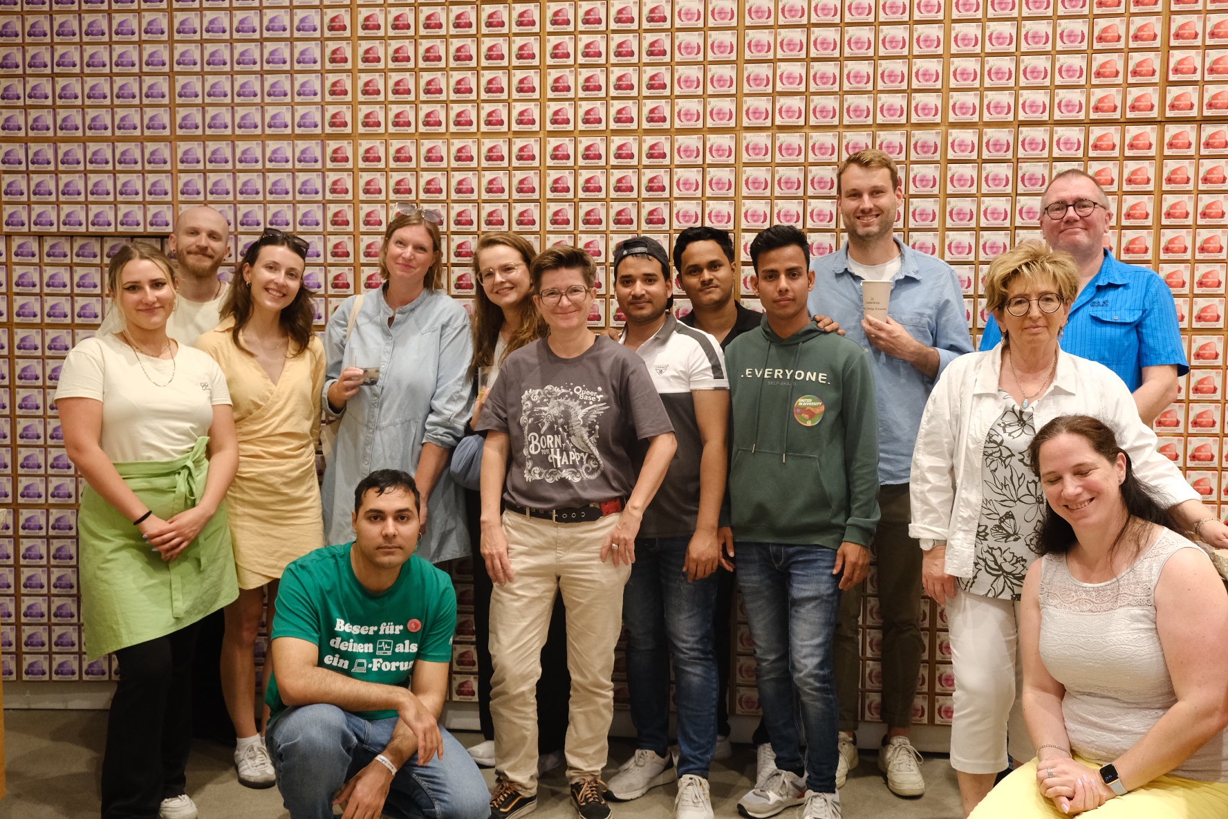 Queerbase event for pride month in waterdrop® store in Vienna