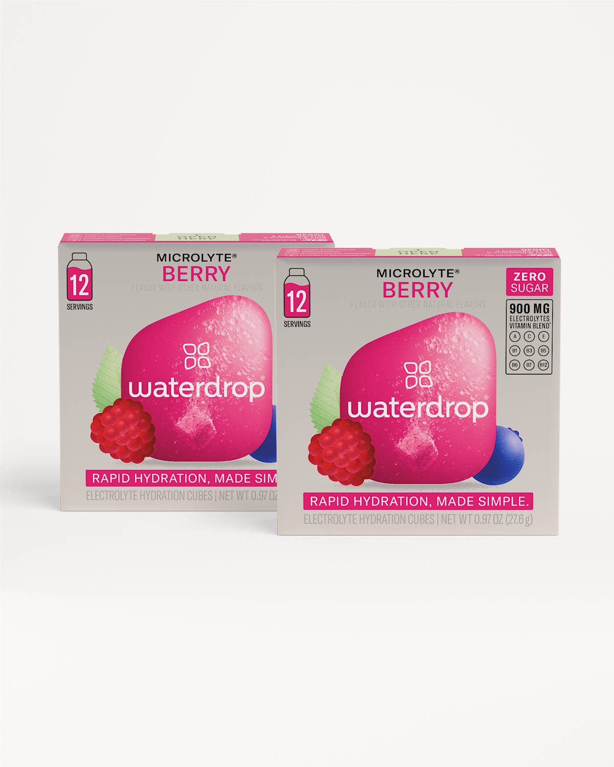 Microlyte 1+1 Set: BERRY | waterdrop®