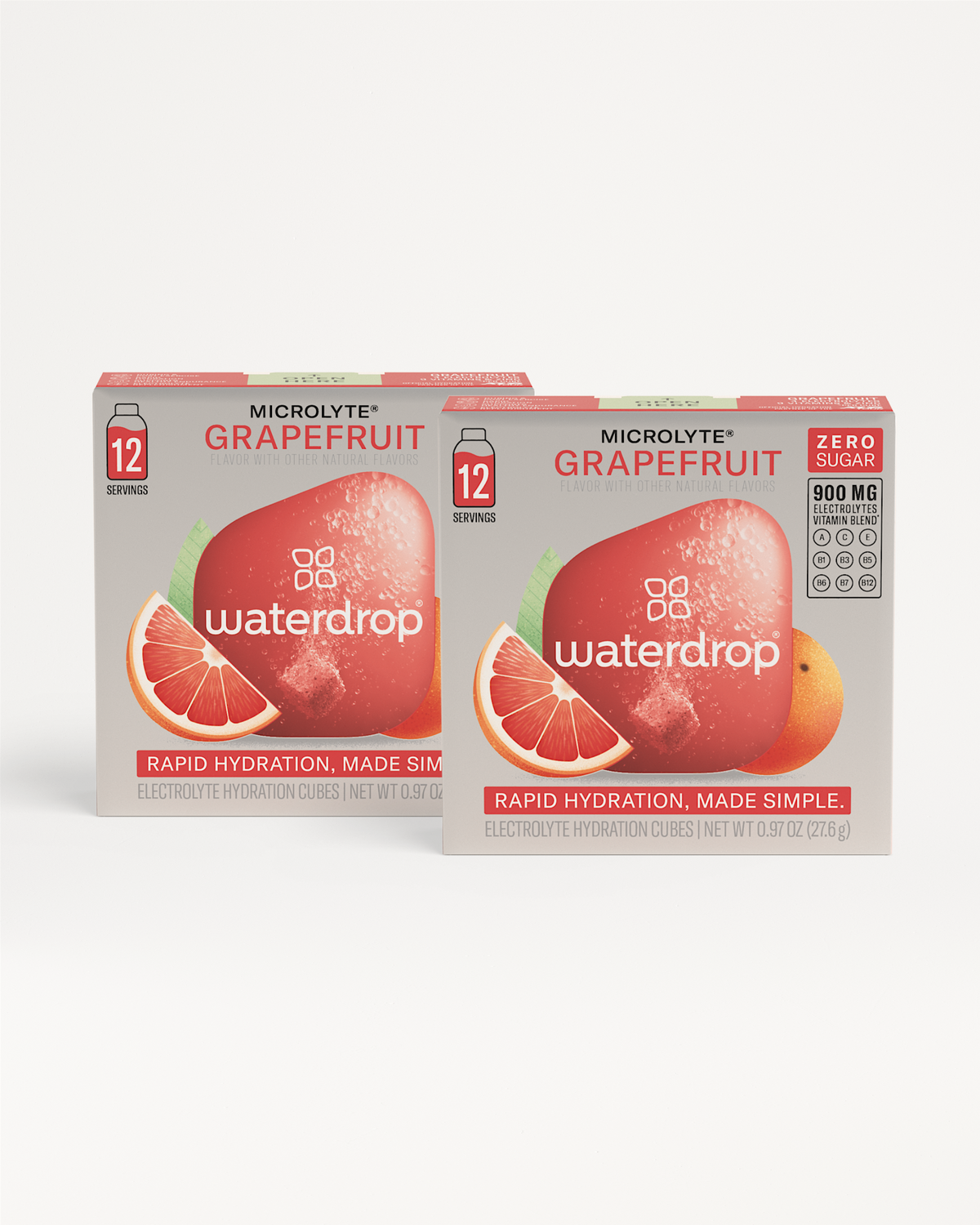 Microlyte 1+1 Set: GRAPEFRUIT | waterdrop®