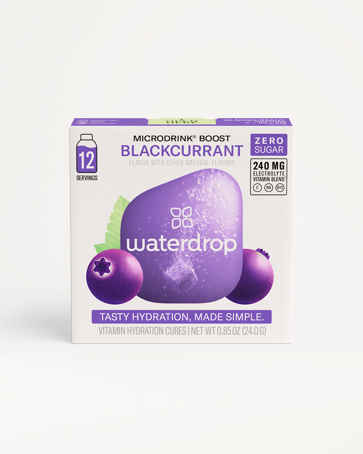 BLACKCURRANT 12-Pack Microdrink: Order now | waterdrop®
