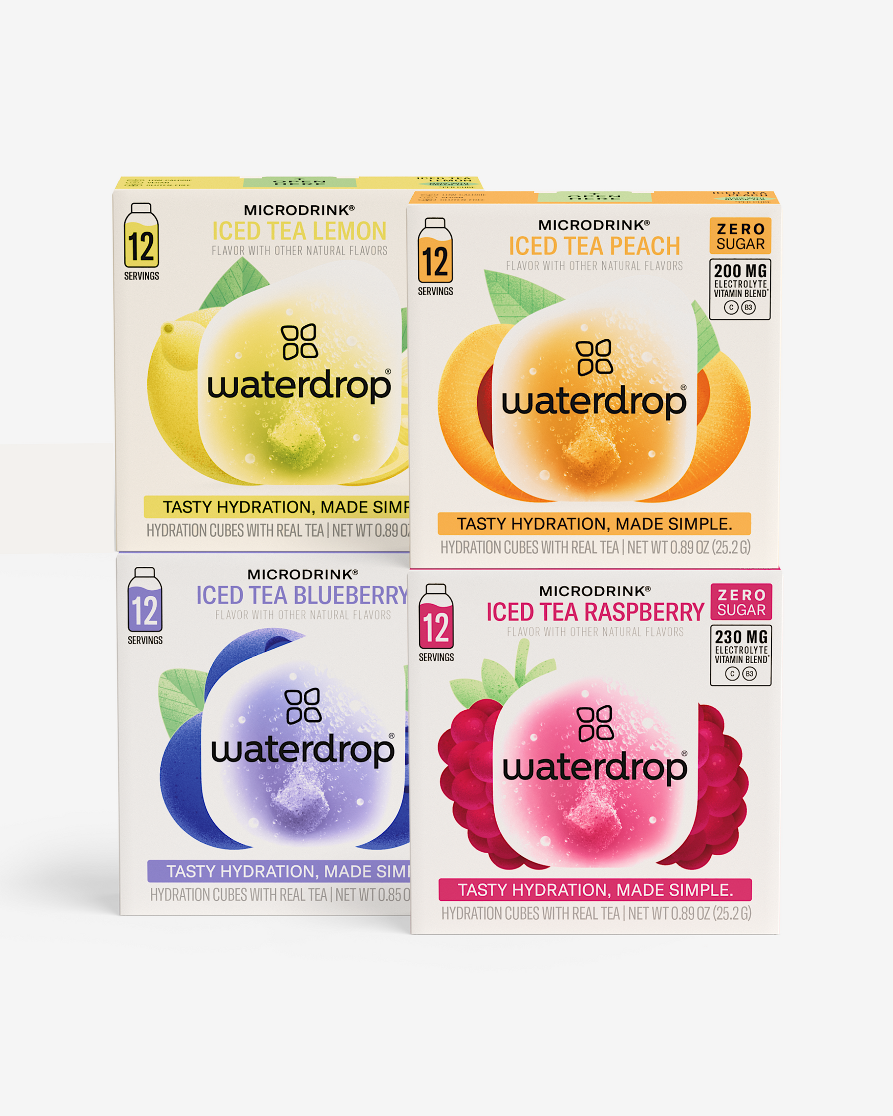 Microdrink ICED TEA (4 flavors): Order now | waterdrop®