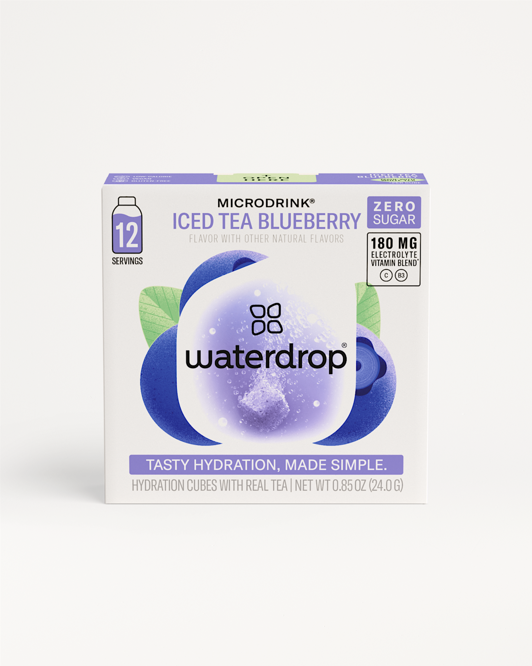 Microdrink ICED TEA BLUEBERRY: Order now | waterdrop®