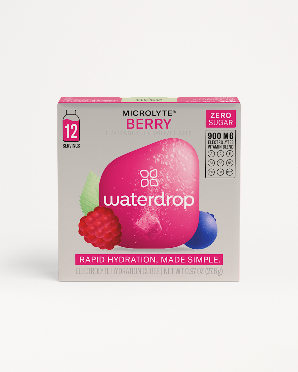 Microlyte BERRY with electrolytes: Order now | waterdrop®