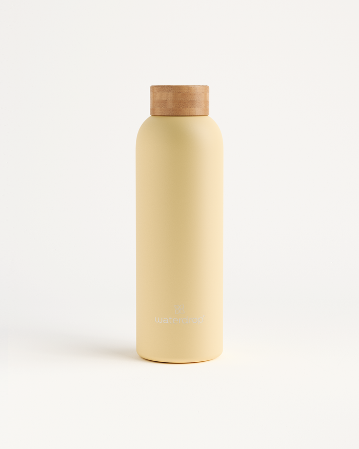 Source 450ml Wholesale Luxury Leather Cover Smart Water Bottles